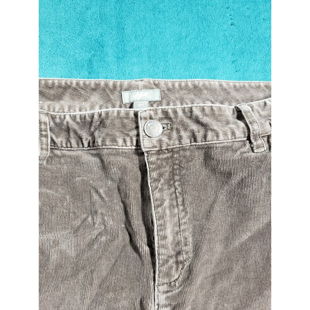 J Jill Jeans Size 12 Tall Womens Beige Corduroy Pants Ladies Mid Rise Bootcut - Picture 6 of 12